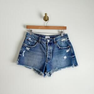 Zara Cut-Off Distressed Shorts 6
